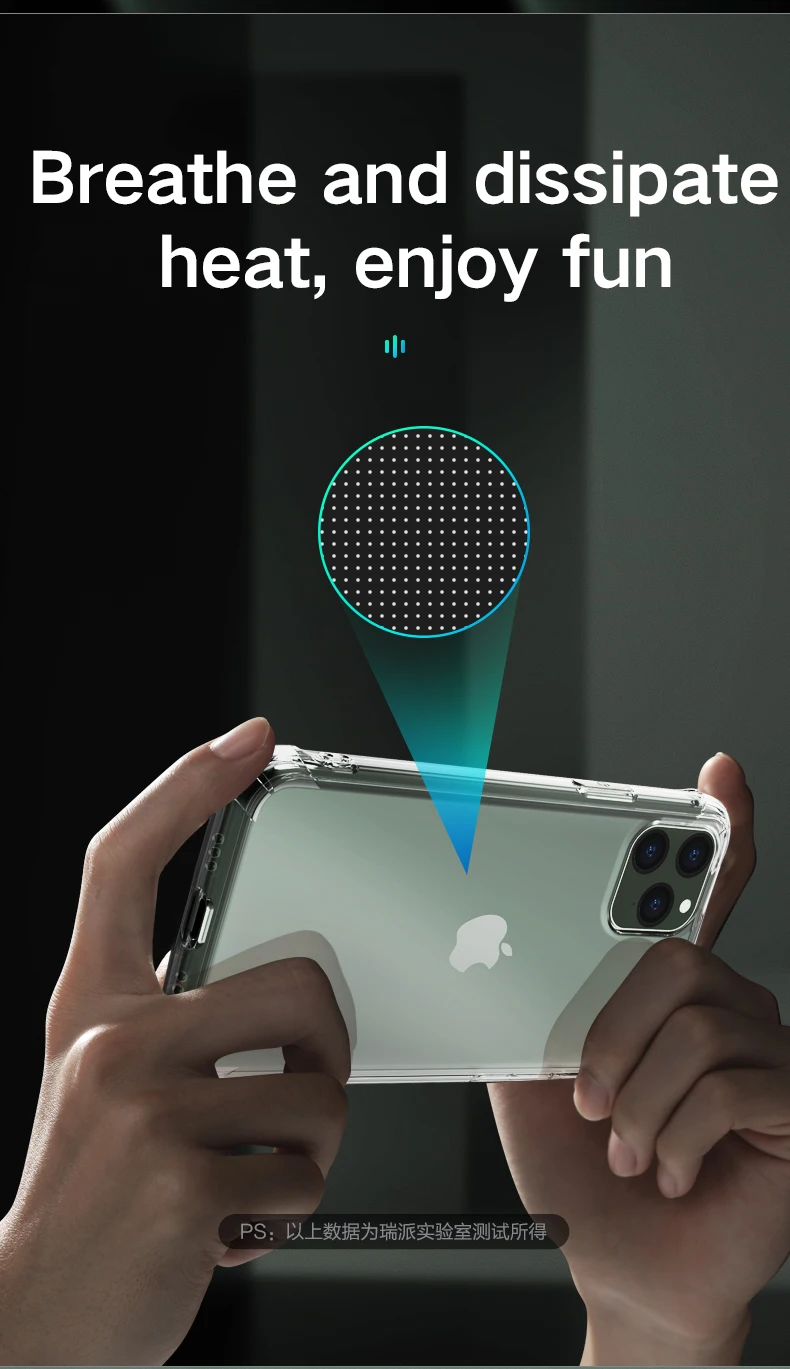 Чехол Sancore Airbag из ТПУ для IPhone 11 PRO XR XS MAX 6 6S 7 8 Plus, прозрачный противоударный мягкий чехол-бампер из ТПУ