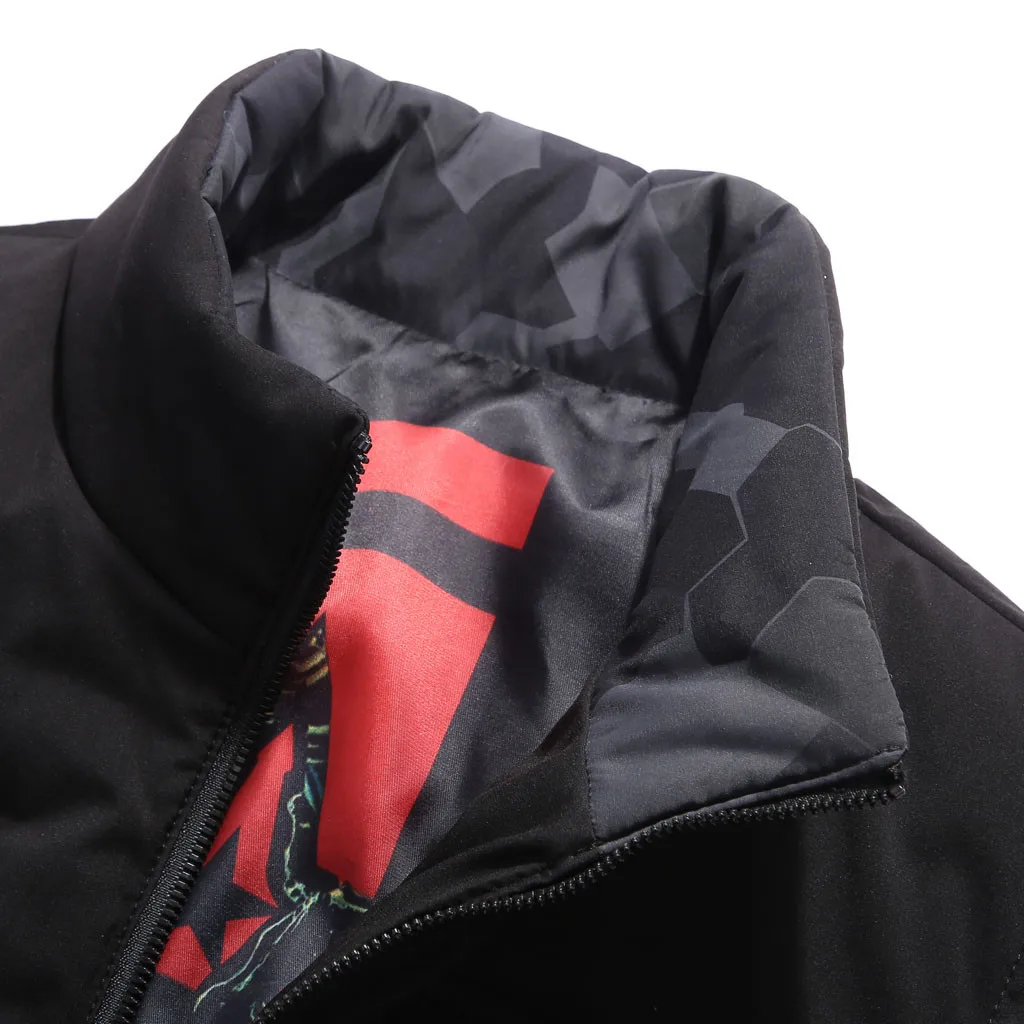 JAYCOSIN Men's Vest Jackets Autumn Winter Fashion Sleeveless zip Vests Casual Coats Male pocket Cotton-Padded Man Vest Polyester