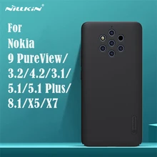 Для Nokia 9 PureView чехол Nokia 3,2 4,2 8,1 X7 5,1 Plus X5 3,1 чехол Nillkin Супер Матовый Защитный чехол жесткий чехол для ПК телефона