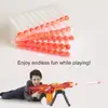 100pcs For Nerf Bullets EVA 7.2cm White Luminous Soft Bullet Hollow Hole Head for Nerf Toy Gun Accessories for Nerf Blasters ► Photo 2/6