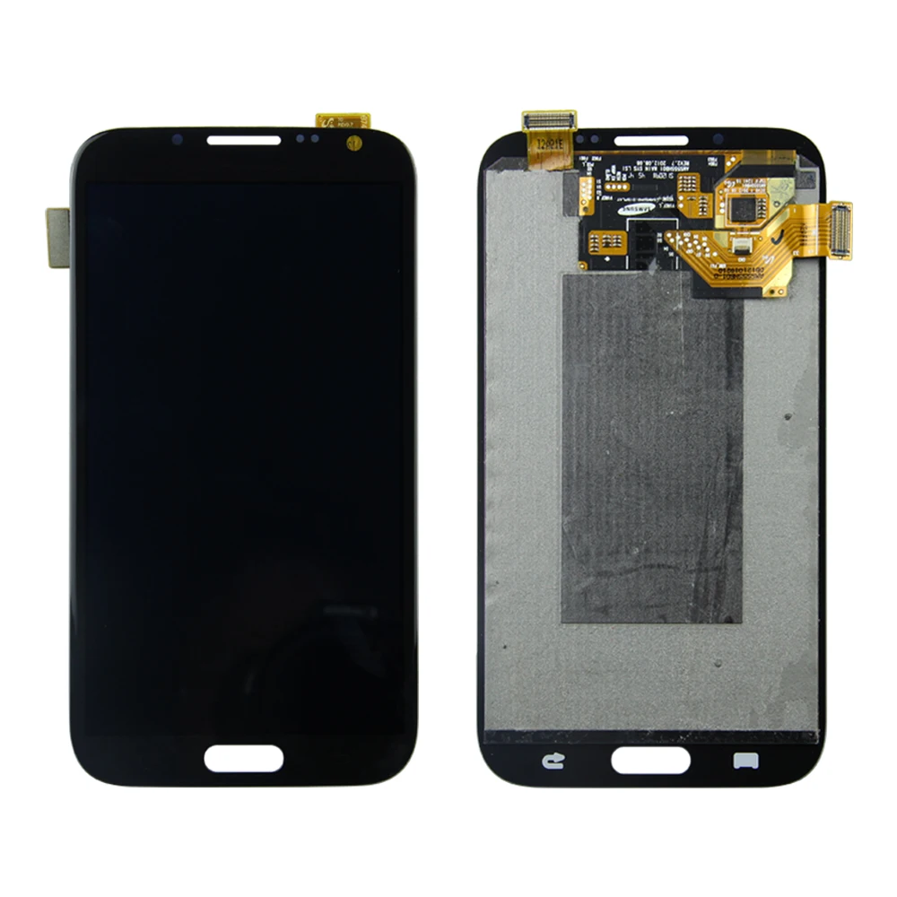 Display Lcd Touch Screen Digitizer Assembly Con Cornice, Original Burn Shadow, Samsung Galaxy Note 2 N7100, N7105