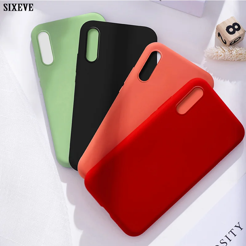 

Luxury Liquid Silicone Case For Huawei Honor 20 / 20 Pro Cell Phone Back Cover Soft Soft Casing Shockproof Housing Bumper Etui