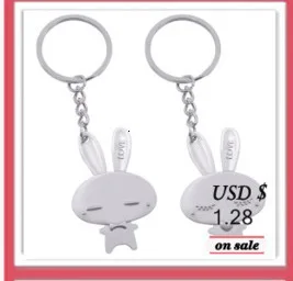 2 шт. модный парный брелок креативный mahimaro кролик брелок для ключей кролик кольцо брелоки животные для влюбленных подарки Llaveros Mujer