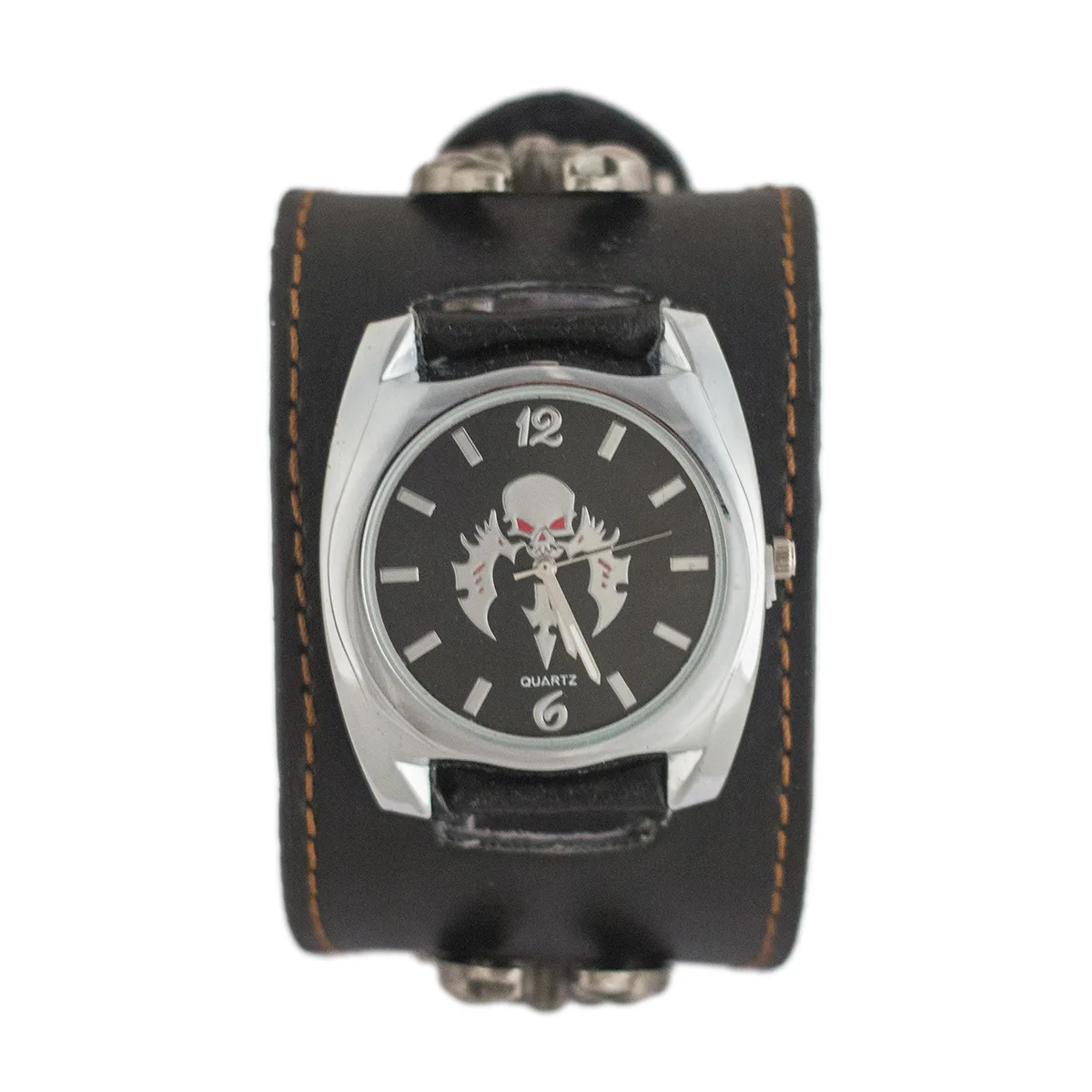 

Punk Fork Skull Bracelets Belt Watch