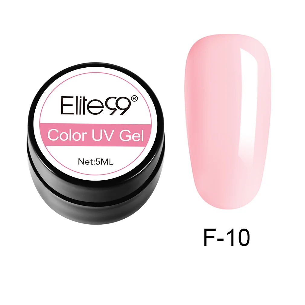 N-GLJF10-5ML-003 Elite99 5 мл Чистый Цвет гель-краска УФ-гель для ногтей замачиваемый Гель-лак для ногтей Полупостоянный УФ-лак для ногтей - Цвет: N-GLJF10-5ML-003