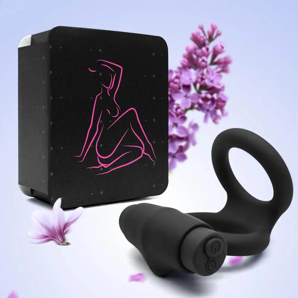 Movconly Penis Ring Vibrator with Rabbit Ears Couples Play Wireless Remote Control Rechargeable Waterproof Vibrating Cock Ring