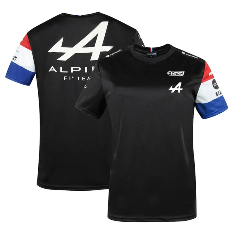Nuevo 2021 alpino F1 Экипировка для мотоспорта удобная футболка фанатов голубая черная