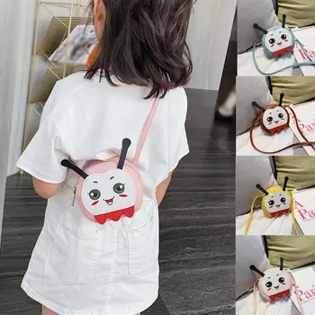 

New Cartoon Baby Kids Girls PU Leather School bag Shoulder Bag Messenger Handbag Mini Small Crossbody Satchel Bags
