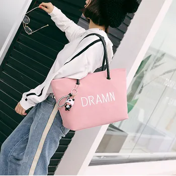 

2020 new women's bag shoulder bag Korean fashion student casual large capacity handbag simple tote bag