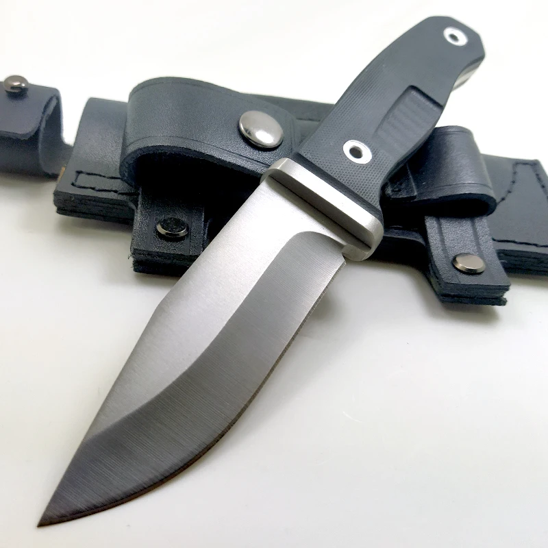 Тактический нож 60HRC, высокотвердое стальное лезвие, тактический нож для выживания, Военный нож с фиксированным лезвием+ G10 Ручка, карманные ножи