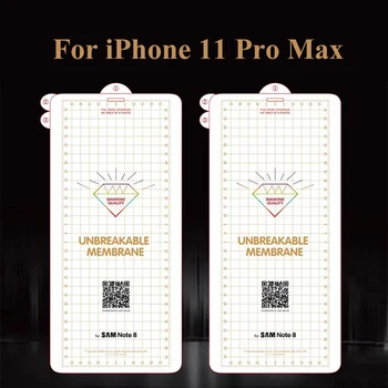 

50pcs Unbreakable Membrance Curved Full Cover Soft Hydrogel Film Screen Protector For iPhone 11 Pro Max XS XR X 8 7 6 6S Plus