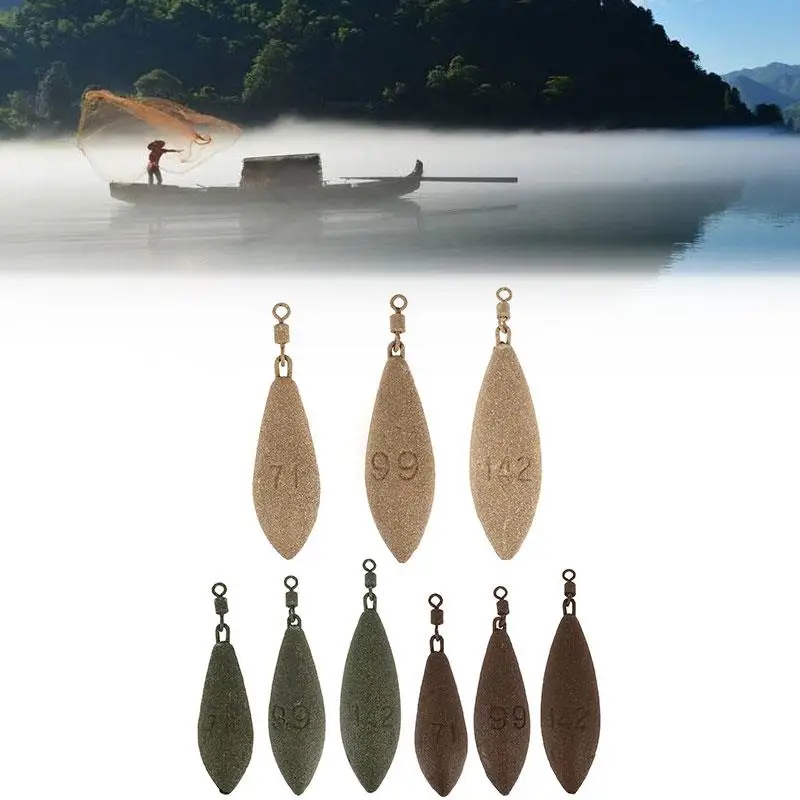 

Portable Fishing Scale Lead Fishing Lead Sinker Olive Type Small Component Biomimetic Bait Casting Rod Plumb Bob Durable