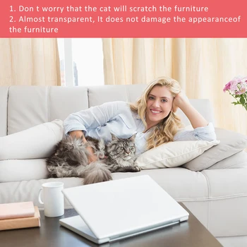 

Sofa Protection Adhesive Tape Protection Furniture Pet Training Seats Cat Scratch Guard Mat Cat Anti-Scratch Protective Film