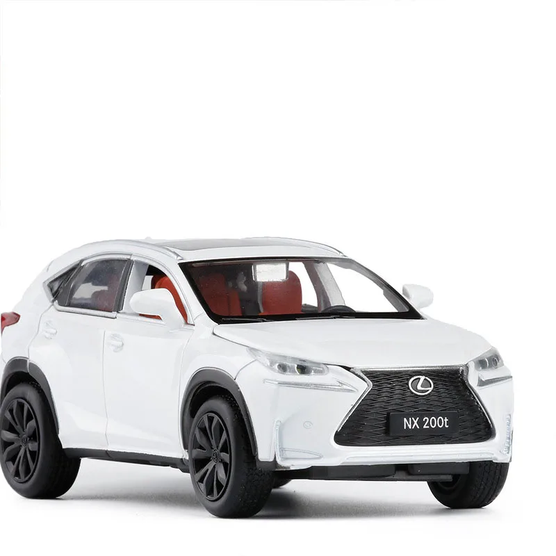 Игрушечная модель автомобиля из сплава 1/32 LEXUS LX570/NX200t, детские игрушки с оттягивающимся механизмом, оригинальная коллекция, подарок для внедорожника - Цвет: NX200t 2