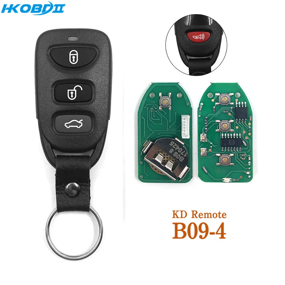 HKOBDII KEYDIY оригинальный KD B09-4 серии пультов для KD900/MINI KD/URG200 ключевые программисты B