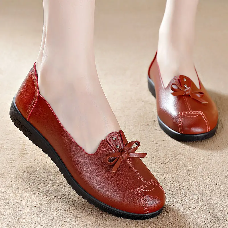 

Cresfimix/женские модные бордовые весенние Нескользящие лоферы с галстуком-бабочкой; Женские Повседневные Удобные черные балетки для танцев; A9501e