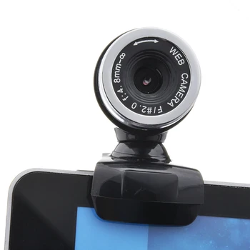 

480P HD Web Camera with Built-in Microphone Rotatable Video Conference Live Streaming USB Webcam for Windows 8 7 XP