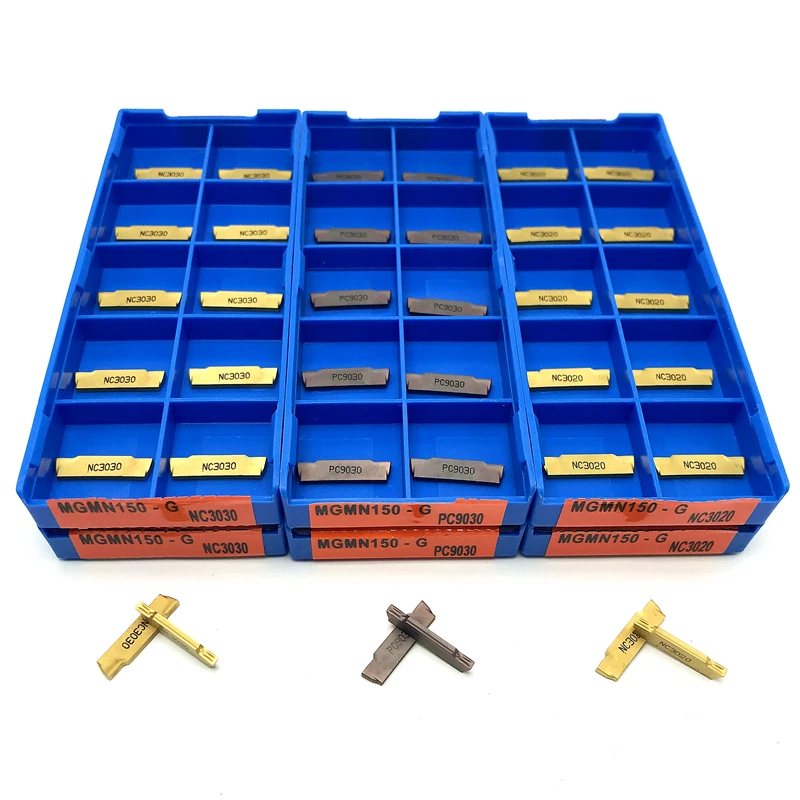 Herramienta de ranurado de carburo, MGMN150-G PC9030 MGMN150-G NC3020 MGMN150-G NC3030, para portaherramientas externo, herramienta de corte MGEHR