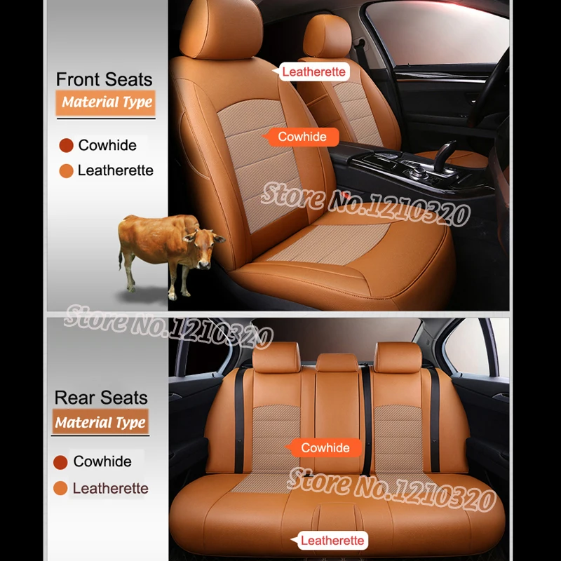Чехлы AUSFTORER из натуральной кожи для сидений автомобиля Ford S Max 2007 чехлы на сиденья