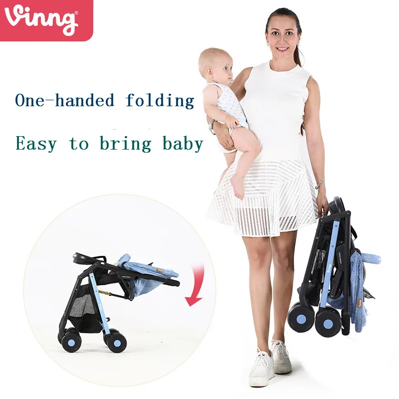 Lightweight stroller can sit&lie 175 degree folding yoya stroller ultra