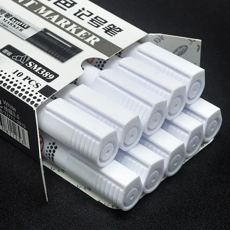 Permanent Marker Pen White Marker Pens 1pcs for School