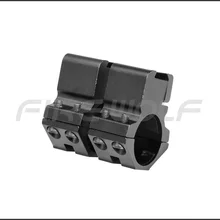 Универсальное алюминиевое кольцо 25,4 мм для пистолетной винтовки среднего профиля Крепление для прицела CS охотничий с рельсовым монтажным кронштейном