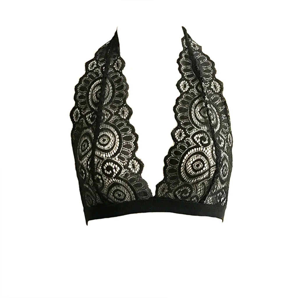

Sexy Backless Bra Women Lace Bras Wireless Bras bralette encaje mujer sujetador encaje lace bralette biustonosz koronkowy лифчик