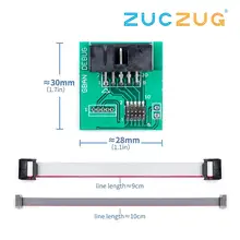Кабель загрузчика Bluetooth 4,0 CC2540 zigbee CC2531 Sniffer USB программист провод скачать Программирование Соединительная плата