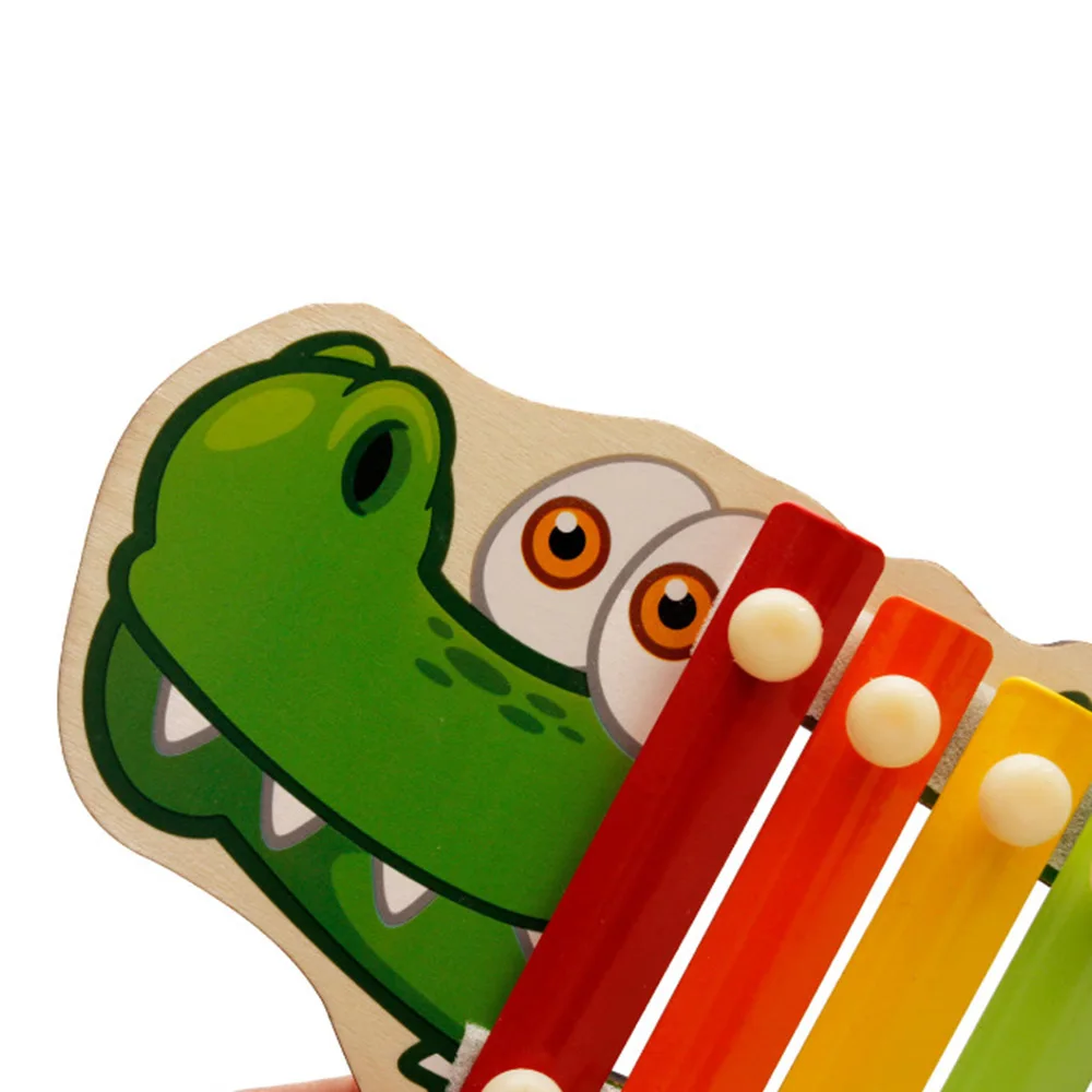 Детские музыкальные игрушки для детей Радужный деревянный ксилофон инструменты детский музыкальный инструмент учебный, обучающий пазл