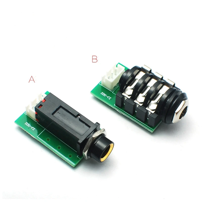 

6.35 6.5 Microphone Signal Take-off Board DIY Wiring Board Headphone Jack Adapter Board