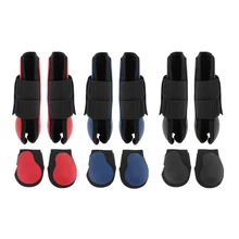 1 пара нога лошади сапоги задние или передние ноги защиты обертывания