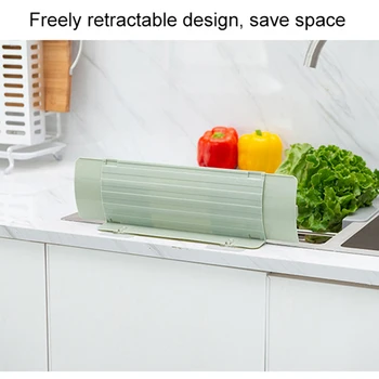 

Water Barrier Oil-proof Splashproof Baffle Reusable Baffle Household Kitchen Suction Cup Type Splash Guard Water Sink Flap