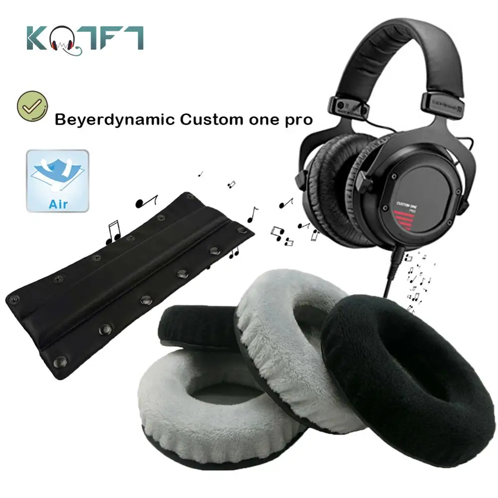 KQTFT бархатные запасные части для Beyerdynamic индивидуальный чехол подушки наушников
