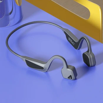 

SANLEPUS V10 Open-Ear Wireless Bone Conduction Headphones HD Phone Call Sports Headset IPX6 Waterproof Running Earphones BT 5.0