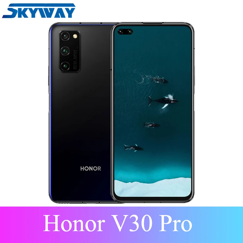 HONOR View 30 Pro, Honor V30 Pro, смартфон, версия 5G, 6,57 дюймов, Kirin 990, 5G, SOC, Восьмиядерный, Android 10, NFC, Google Play