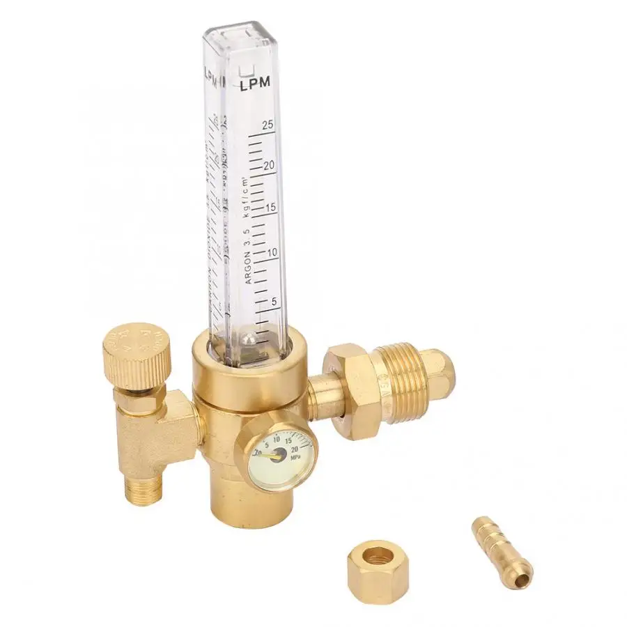 LPM Argon CO2 Mig Tig Flow Meter Welding Weld Regulator Gauge Gas