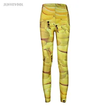 Женская спортивная одежда, леггинсы, забавная индивидуальность, визуальный панк готический рок, пикантные легинсы, брюки, женская модная заколка, Капри с фруктовым принтом
