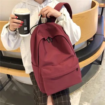 

Schoolbag female Korean version Harajuku ulzzang wild casual student shoulder bag female student ins campus simple backpack