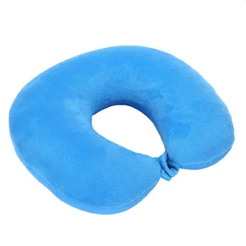 

1pcs Microbeads U Shaped Travel Pillow Pure Color Rest Soft Cushion Neck Nanoparticle Pillow for Car Flight Foam Particle Pillow