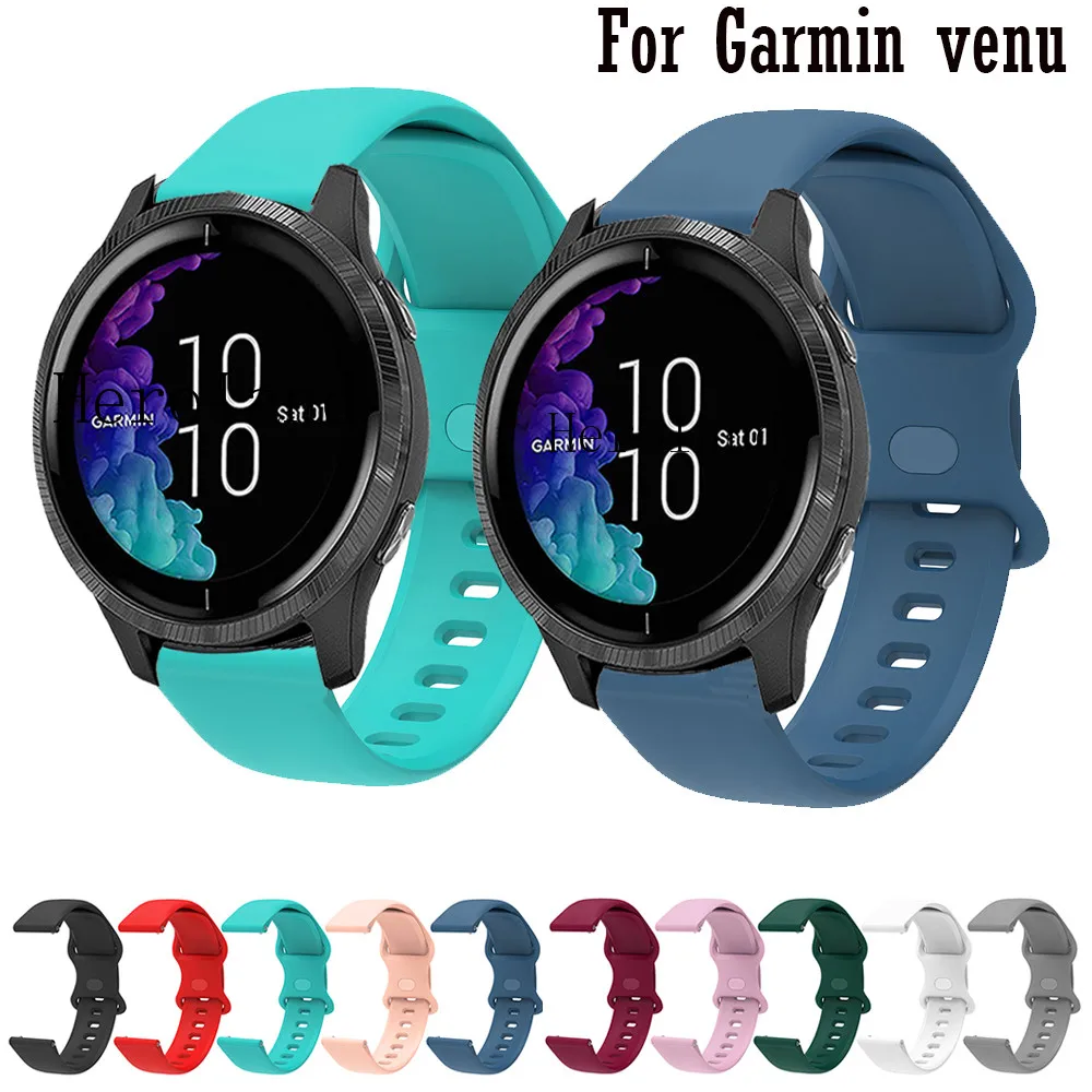 Srap Per Garmin Venu / Move 3 Cinturino Sport Silicone 20Mm 22Mm Braccialetti Intelligenti Per Garmin Vivoactive 3 4 Ticwatch Pro 3 Cintura