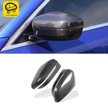 

CarMango for BMW 3 Series G20 2020 Car Carbon Fiber Side Rearview Mirror Cover Protector Trim Frame Sticker Exterior Accessories