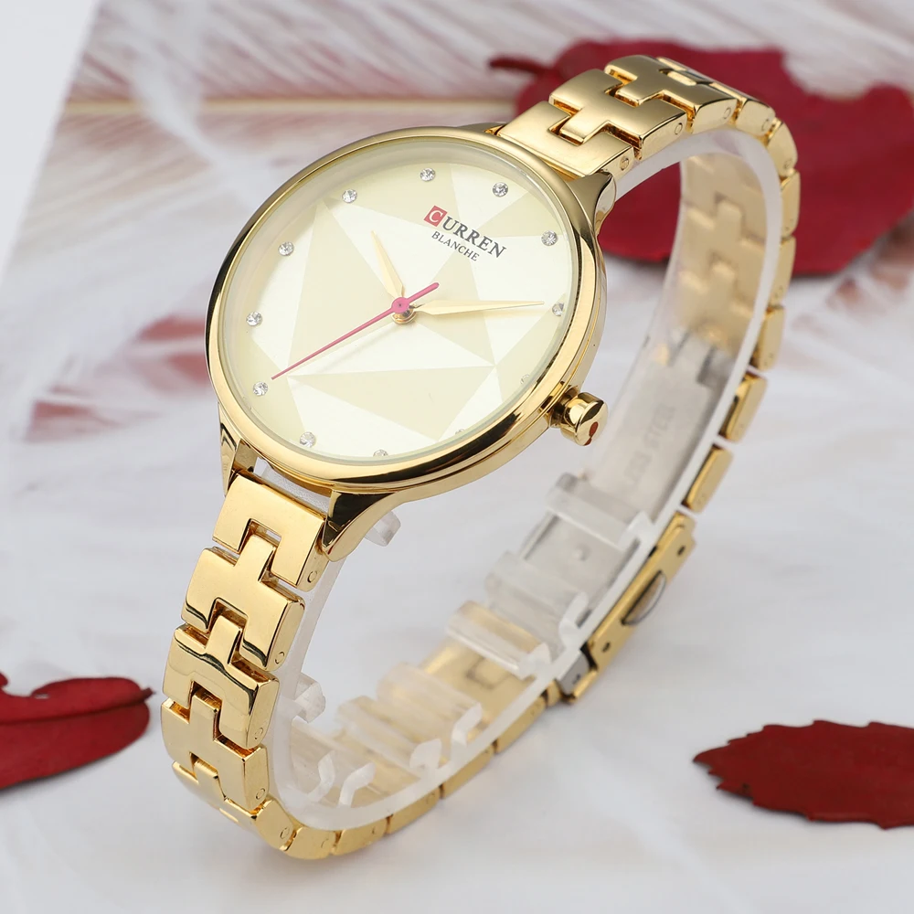 CURREN Gold Watch Women Watches Ladies Creative Steel Women's Bracelet Watches Female Clock Relogio Feminino Montre Femme 2019 drop shipping (17)