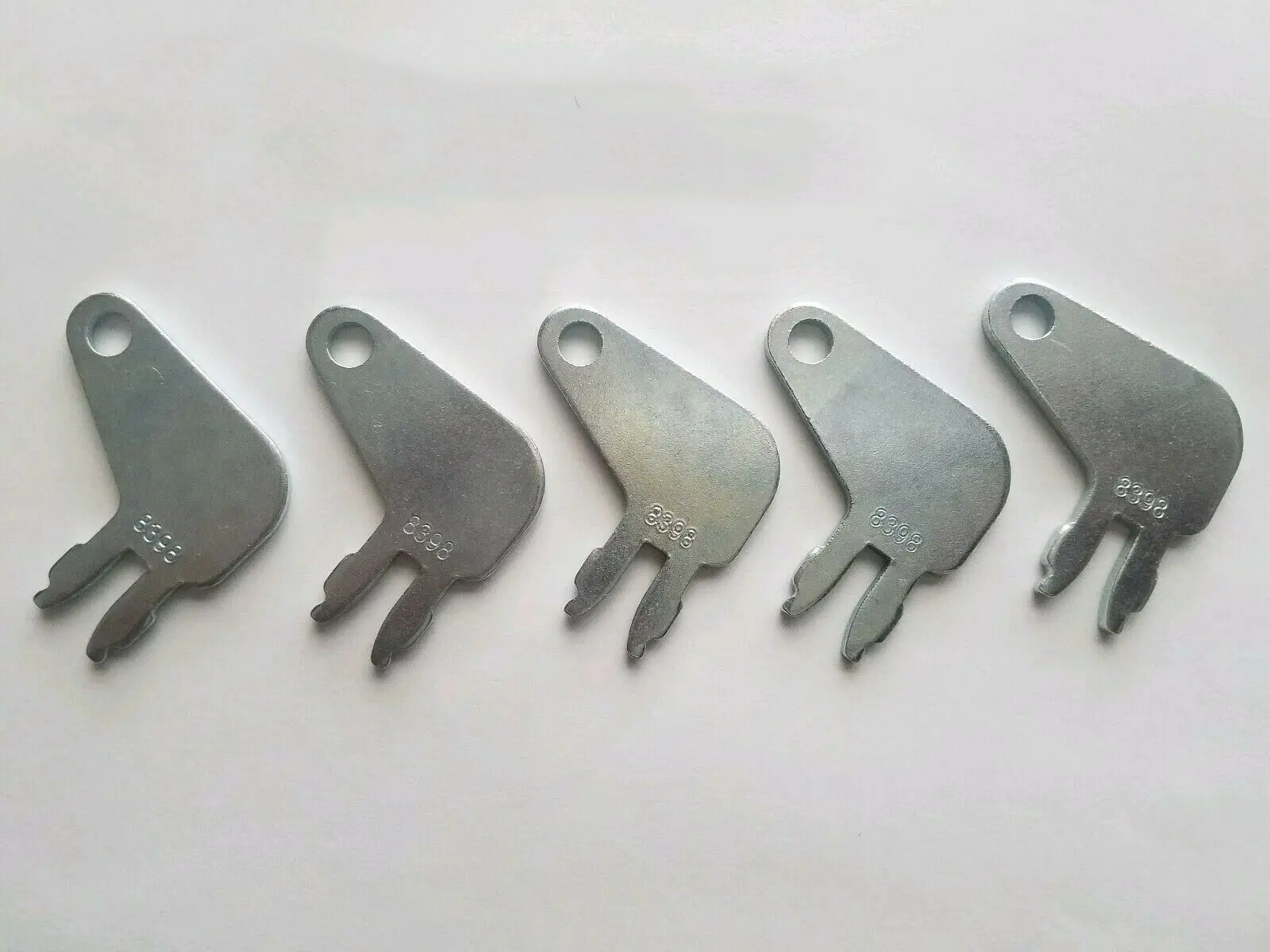 (5) Master Disconnect Forked Keys for Komatsu For Caterpillar For CAT