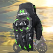 Motorcycle-Gloves Guantes Protective Racing Full-Finger New Fashion 1-Pair 4-Colors Luvas