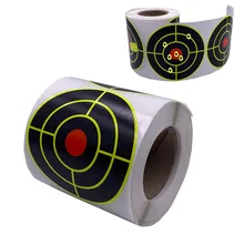 

200pcs/Roll Shooting Splatter Target Stickers Adhesive Shoot Targets Splatter Reactive Stickers For Archery Bow Hunting Shooting