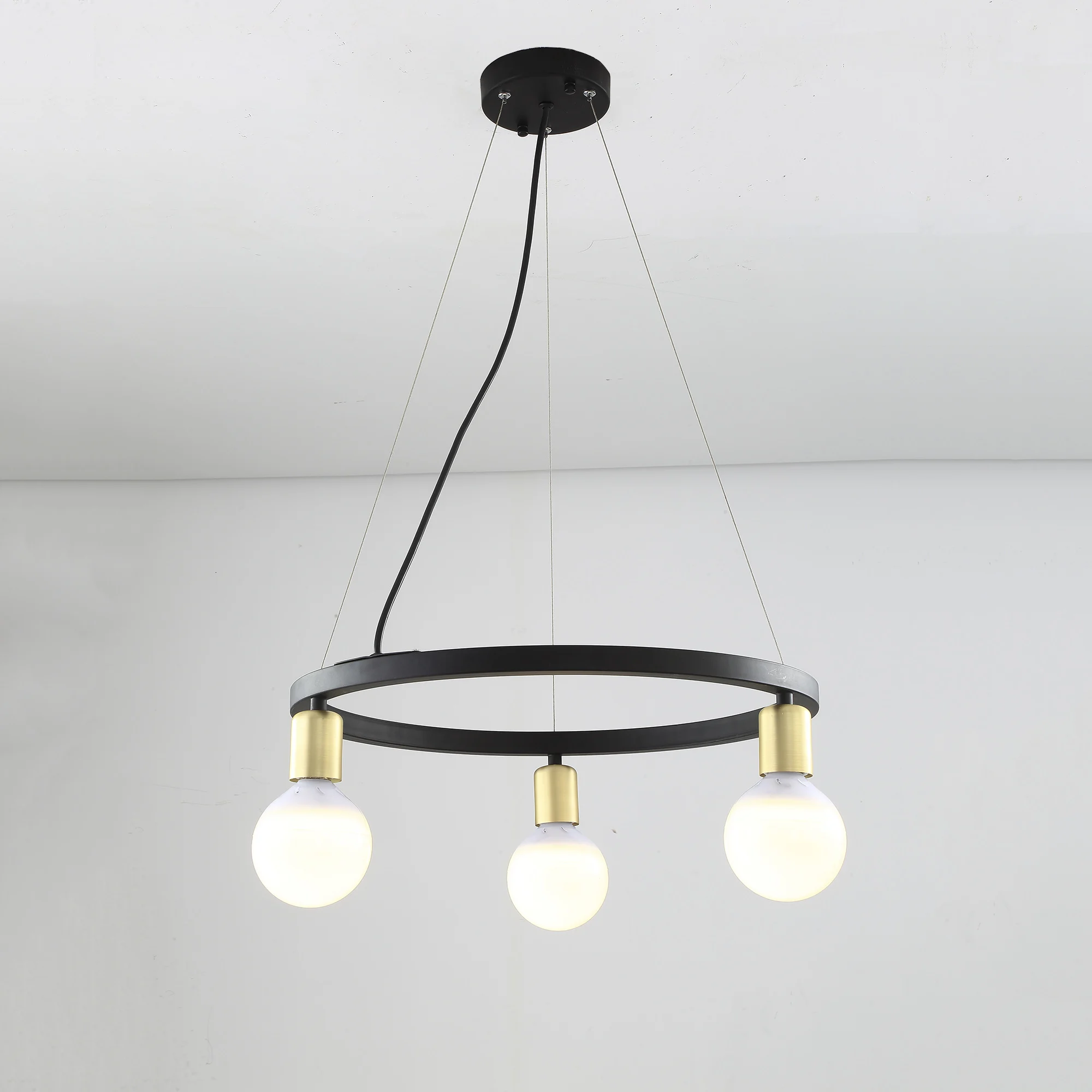 Освещение для интерьера жилого помещения большая круглая люстра Подвесная лампа