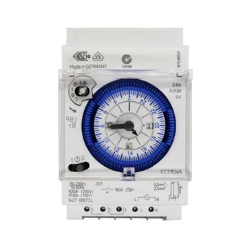 

24 hours 3-Module SUL 181d Analog Segment Mechanical DIN RAIL Timer Switch with Power Reserve SUL181d