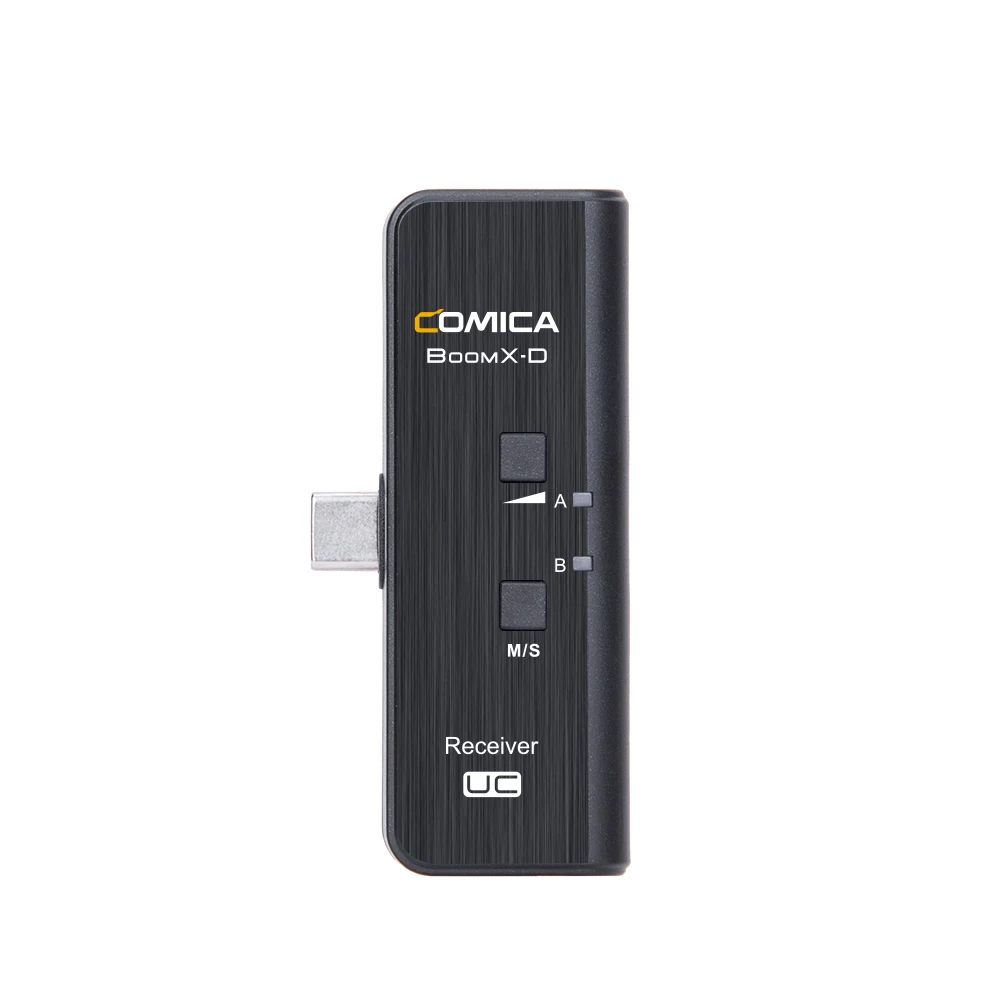 Comica boomx-d スマートフォンビデオ D1 D2 UC1 UC2 2.4 2.4g  ワイヤレスマイクデジタル送信機キットミニ携帯電話マイク受信機