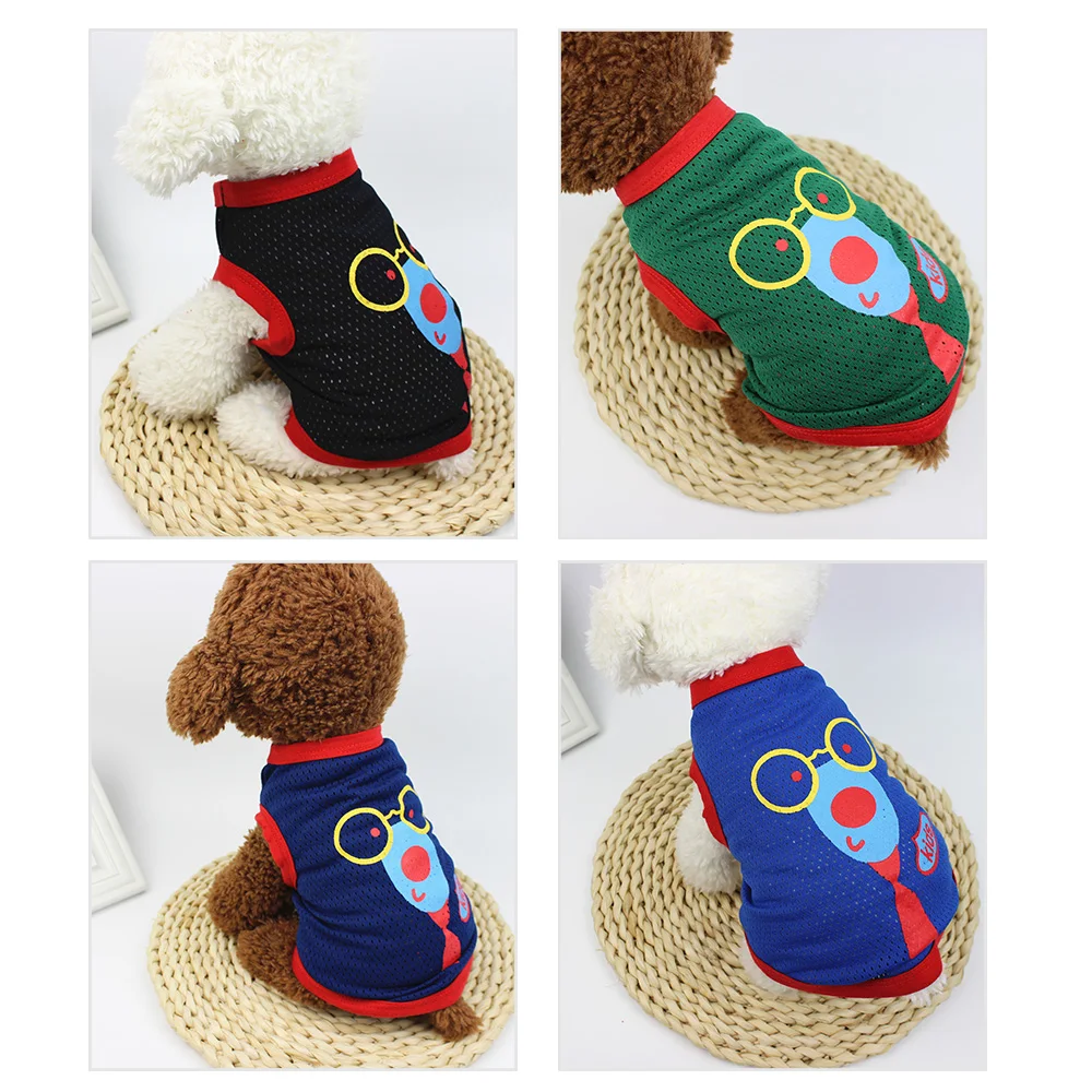 Dog Mesh Vest Cheap Dog Clothes For Small Dog Pets Clothing Earphone Summer Pet Vest