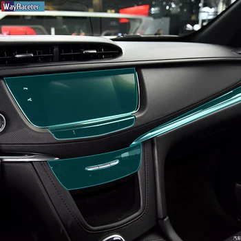 

Car Interior Central Console Gear Navigation Screen TPU Transparent Protective Film For Cadillac XT5 2017-Present Accessories